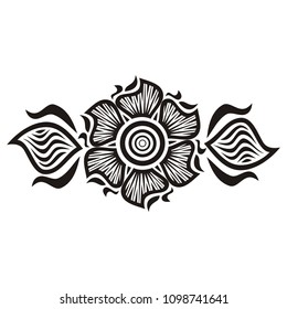 Beautiful flower. Vector illustration