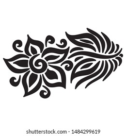 Beautiful   flower. Vector illustration