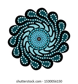 beautiful flower. Vector illustration