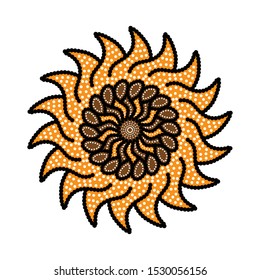 beautiful flower. Vector illustration