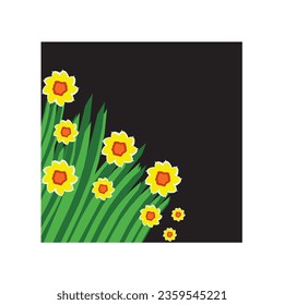 Una hermosa ilustración vectorial de flores.