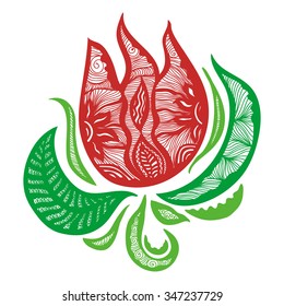 Beautiful flower vector illustration