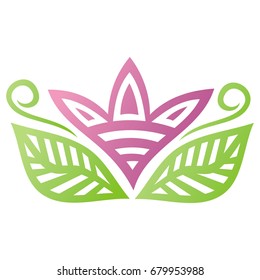 Beautiful flower. Vector illustration.