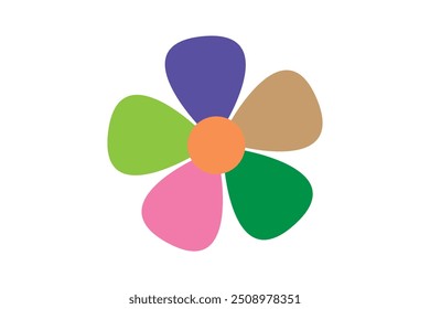 Uma bela ilustração do vetor da flor com um design delicado e detalhado