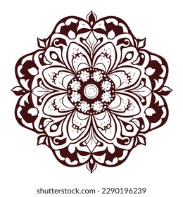 a beautiful flower vector ornament drawing