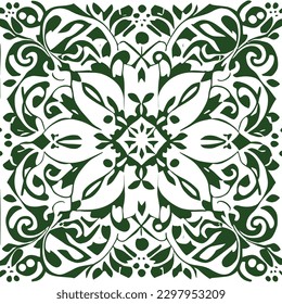 a beautiful flower vector ornament drawing