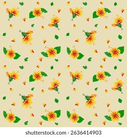 Beautiful flowers arranged in a bouquet, colorful background, spring season