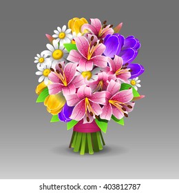 Beautiful flowers bouquet