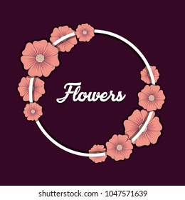 Beautiful flowers design