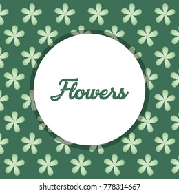 Beautiful flowers design 