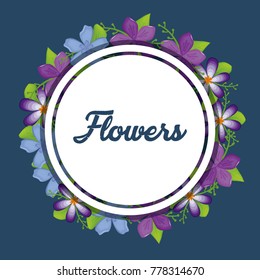 Beautiful flowers design 