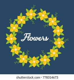 Beautiful flowers design 
