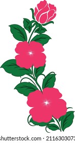 flores hermosas para el diseño en vector