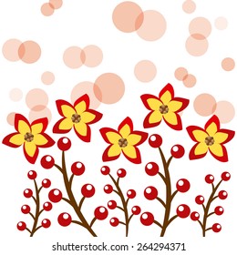 beautiful flowers design, vector illustration eps10 graphic 