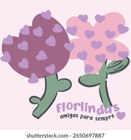 beautiful flowers friends forever meaning florlindas amigas para sempre, flower graphic with heart and text for toddler and baby agirls tee graphics pretty flowers. 