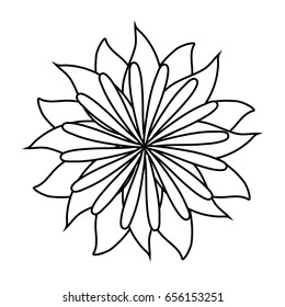 beautiful flowers icon