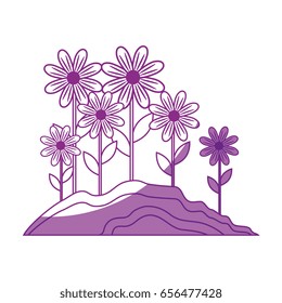 beautiful flowers icon