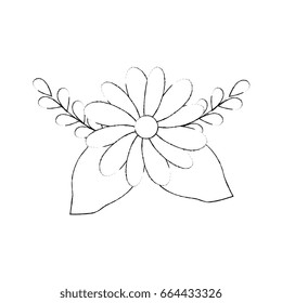 Beautiful flowers icon