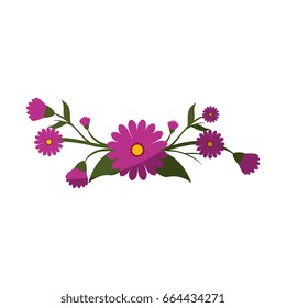 Beautiful flowers icon