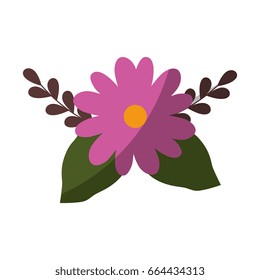 Beautiful flowers icon