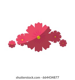 Beautiful flowers icon