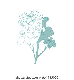 Beautiful flowers icon
