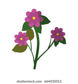 Beautiful flowers icon