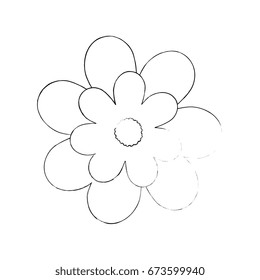 Beautiful flowers icon
