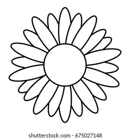 beautiful flowers icon