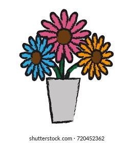 beautiful flowers icon