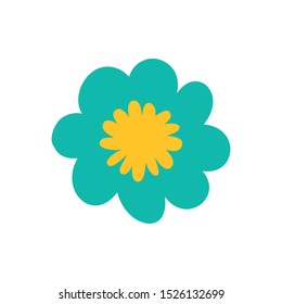 beautiful flowers isolated icon vector illustration design