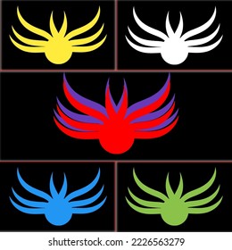 Beautiful flowers many color choices for logo