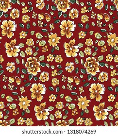 Beautiful flowers pattern.