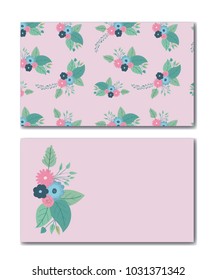 beautiful flowers pattern background