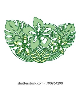 Beautiful flowers symbol