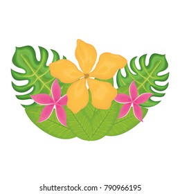 Beautiful flowers symbol