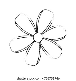 Beautiful flowers symbol icon vector illustration graphic design