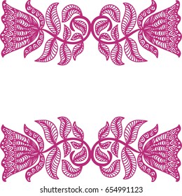 Beautiful flowers. Vector illustration.