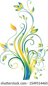 Beautiful flowers with white background suitable for making invitations