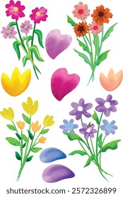 Beautiful flowers for your favorite design