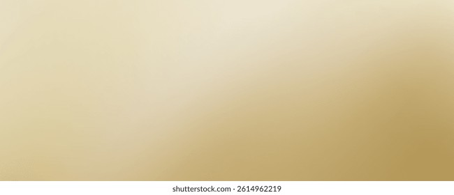 Beautiful Flowing Golden Beige Colors. Abstract beige background. Blurred smooth golden hour beige, warmth. Vector Illustration. 