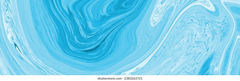  Hermoso fondo fluido de pintura abstracta. Color holográfico azul claro líquido o fondo de mármol fluido para el diseño moderno creativo de moda, estilo de textura de mármol para ilustraciones vectoriales.