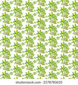 A beautiful  foliage tress pattern 