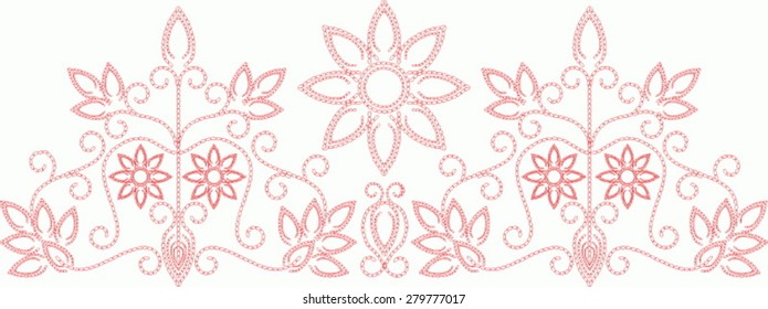 Beautiful folk art motif
