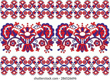 Beautiful folk art motif
