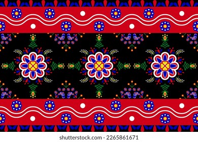 Beautiful Folk Slavic, Moravian, Hungarian motif floral, bird, mandala ethnic pattern.Design for fabric, clothing, textile, batik, wrapping, printing, carpet, home decor, batik, throw pillows, print.