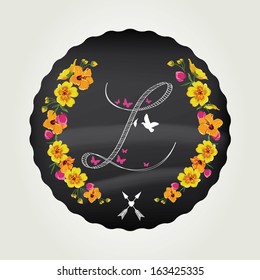 Beautiful font.Typography.Vector illustration.