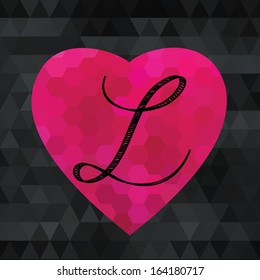 Beautiful font.Typography.Vector illustration.