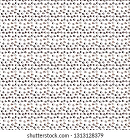 Beautiful food design elements, perfect for prints and patterns. Seamless pattern with hand drawn delicious cupcakes on gray, white and brown. Vector illustration.