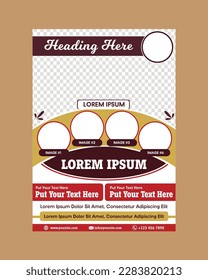 Beautiful Food Poster, Food Items Flyer, Professional Flyer Template
